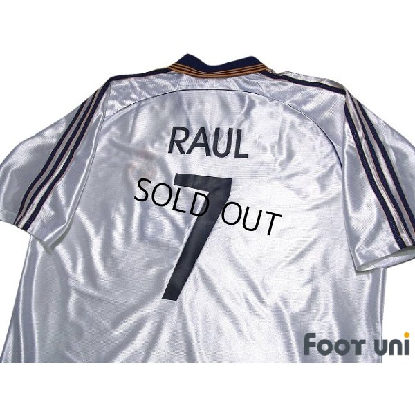 Photo4: Real Madrid 1998-2000 Home Shirt #7 Raul