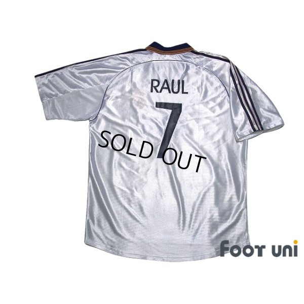 Photo2: Real Madrid 1998-2000 Home Shirt #7 Raul