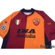 Photo3: AS Roma 2001-2002 champions league model Shirt #10 Francesco Totti Champions League Patch/Badge