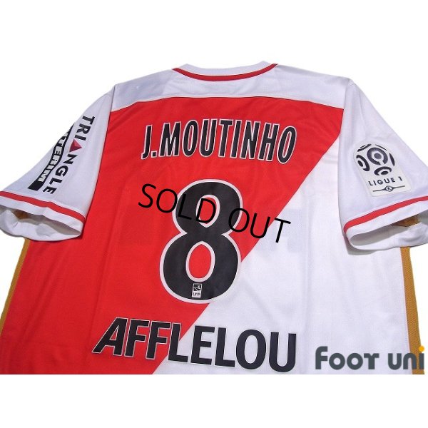Photo4: AS Monaco 2015-2016 Home Shirt #8 Joao Moutinho Ligue 1 Patch/Badge w/tags