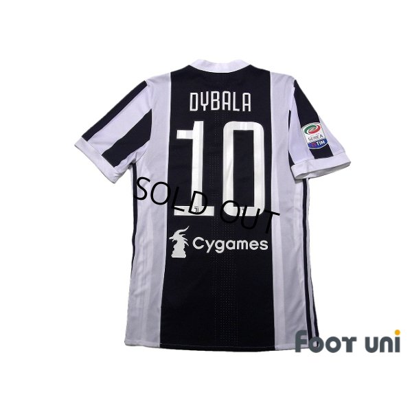 Photo2: Juventus 2017-2018 Home Authentic Shirt  #10 Paulo Dybala w/tags