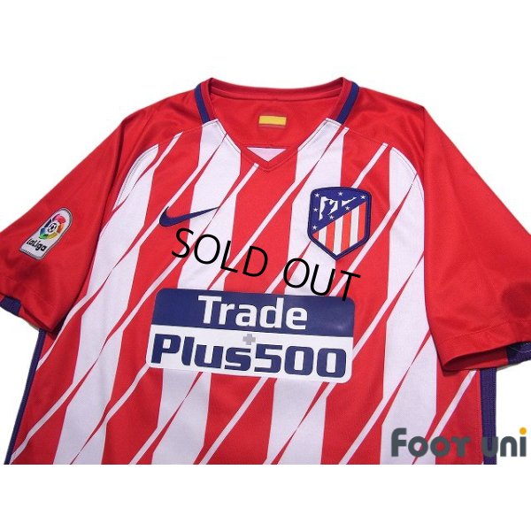 Photo3: Atletico Madrid 2017-2018 Home Shirt  La Liga Patch/Badge