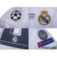 Photo7: Real Madrid 2015-2016 Home Long Sleeve Shirt #15 Daniel Carvajal Champions League Patch/Badge (7)