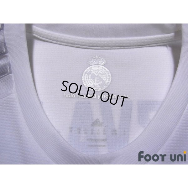 Photo5: Real Madrid 2015-2016 Home Long Sleeve Shirt #15 Daniel Carvajal Champions League Patch/Badge