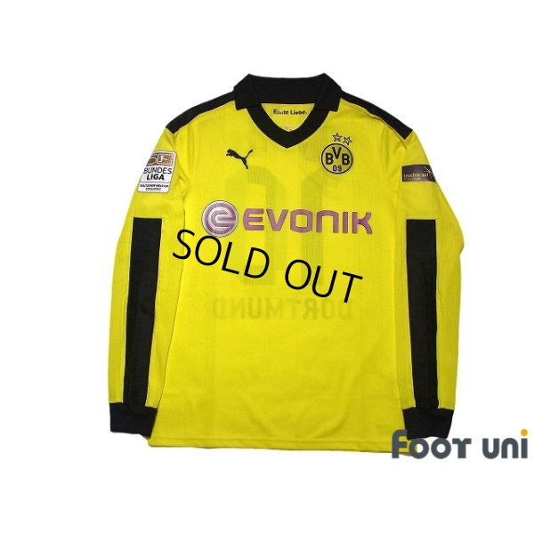 Photo1: Borussia Dortmund 2012-2013 Home Long Sleeve Shirt #10 Mario Gotze Christmas model w/tags