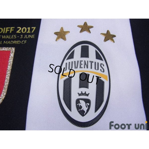 Photo6: Juventus 2016-2017 Home Authentic Shirt #21 Paulo Dybala Champions League Patch/Badge