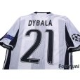 Photo4: Juventus 2016-2017 Home Authentic Shirt #21 Paulo Dybala Champions League Patch/Badge