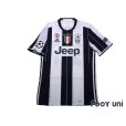 Photo1: Juventus 2016-2017 Home Authentic Shirt #21 Paulo Dybala Champions League Patch/Badge (1)