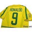 Photo4: Brazil 2002 Home Shirt #9 Ronaldo 2002 FIFA World Cup Korea Japan Patch/Badge