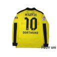 Photo2: Borussia Dortmund 2012-2013 Home Long Sleeve Shirt #10 Mario Gotze Christmas model w/tags (2)