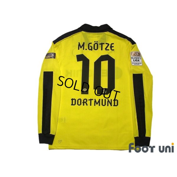 Photo2: Borussia Dortmund 2012-2013 Home Long Sleeve Shirt #10 Mario Gotze Christmas model w/tags