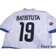 Photo4: Inter Milan 2002-2003 Away Shirt #19 Gabriel Batistuta Lega Calcio Patch/Badge