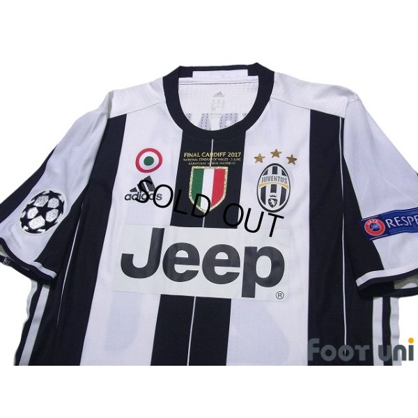 Photo3: Juventus 2016-2017 Home Authentic Shirt #21 Paulo Dybala Champions League Patch/Badge