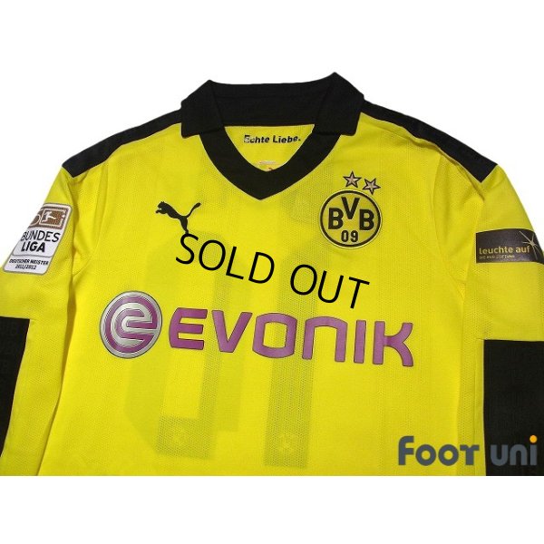 Photo3: Borussia Dortmund 2012-2013 Home Long Sleeve Shirt #10 Mario Gotze Christmas model w/tags