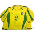 Photo3: Brazil 2002 Home Shirt #9 Ronaldo 2002 FIFA World Cup Korea Japan Patch/Badge