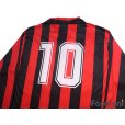 Photo4: AC Milan 1992-1993 Home Long Sleeve Shirt #10 Scudetto Patch/Badge