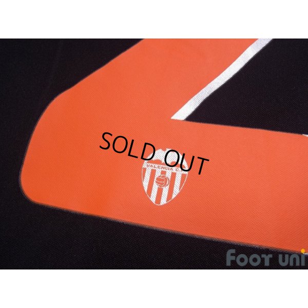 Photo7: Valencia 2009-2010 Away Long Sleeve Shirt #21 David Silva