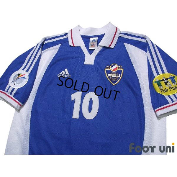 Photo3: Yugoslavia Euro 2000 Home Shirt #10 Dragan Stojkovic Euro 2000 Patch/Badge UEFA Fair Play Patch/Badge