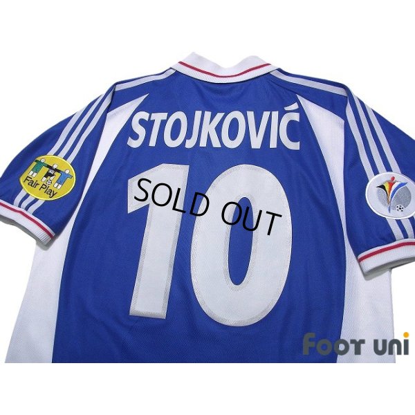 Photo4: Yugoslavia Euro 2000 Home Shirt #10 Dragan Stojkovic Euro 2000 Patch/Badge UEFA Fair Play Patch/Badge