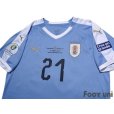 Photo3: Uruguay 2019 Home Shirt #21 Edinson Cavani Copa America brazil 2019 Patch/Badge