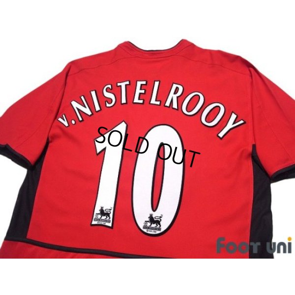 Photo4: Manchester United 2002-2004 Home Shirt #10 v.Nistelrooy