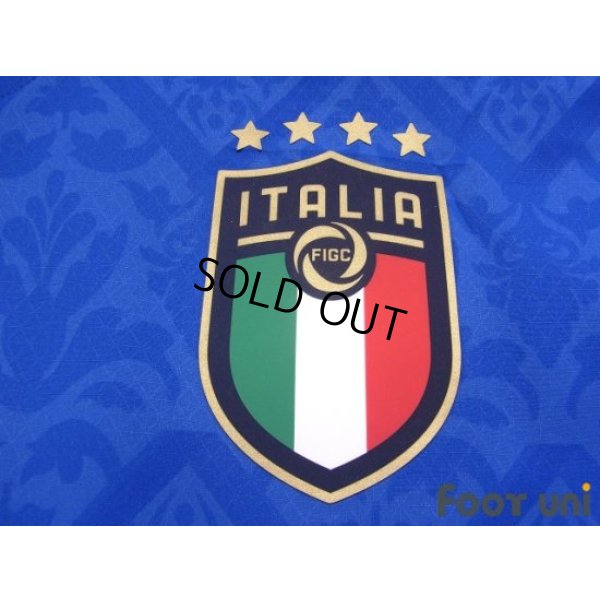 Photo6: Italy 2021 Home Authentic Shirt #14 Federico Chiesa w/tags