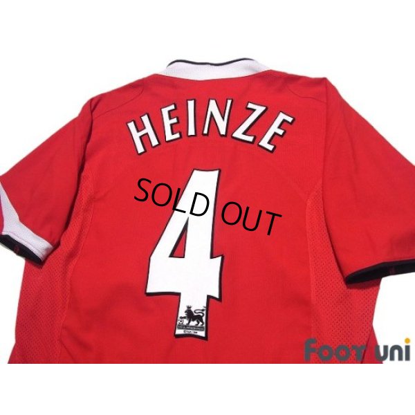 Photo4: Manchester United 2004-2006 Home Shirt #4 Gabriel Heinze