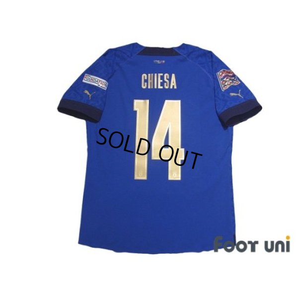 Photo2: Italy 2021 Home Authentic Shirt #14 Federico Chiesa w/tags