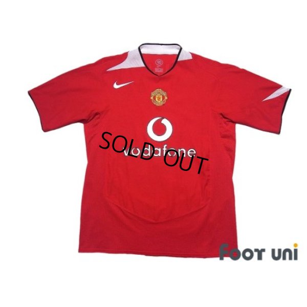 Photo1: Manchester United 2004-2006 Home Shirt #4 Gabriel Heinze