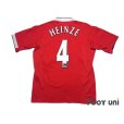 Photo2: Manchester United 2004-2006 Home Shirt #4 Gabriel Heinze (2)