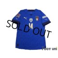Italy 2021 Home Authentic Shirt #14 Federico Chiesa w/tags