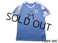 Uruguay 2019 Home Shirt #21 Edinson Cavani Copa America brazil 2019 Patch/Badge