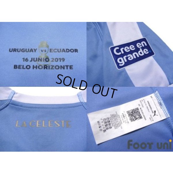 Photo8: Uruguay 2019 Home Shirt #21 Edinson Cavani Copa America brazil 2019 Patch/Badge