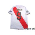 Photo2: Peru 2019 Home Shirt #9 Paolo Guerrero Copa America Brazil 2019 Patch/Badge w/tags (2)