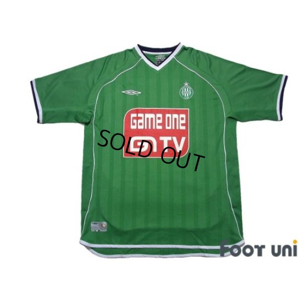 Photo1: Saint Etienne 2002-2003 Home Shirt