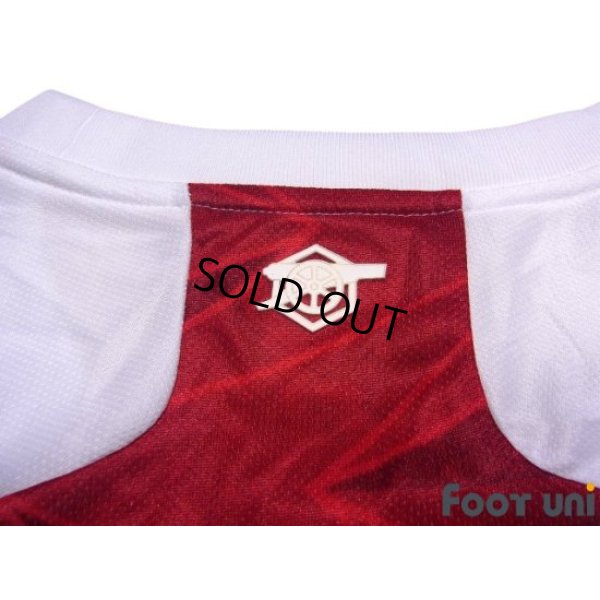 Photo7: Arsenal 2020-2021 Home Long Sleeve Shirt