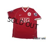 Manchester United 2006-2007 Home Shirt #17 Henrik Larsson BARCLAYS PREMIERSHIP Patch/Badge