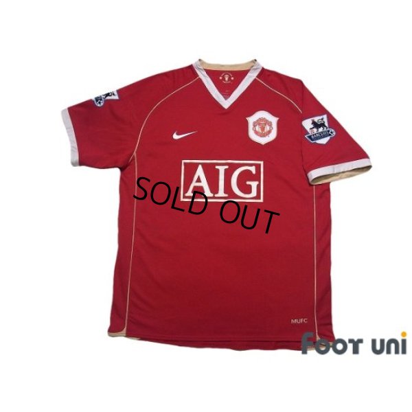Photo1: Manchester United 2006-2007 Home Shirt #17 Henrik Larsson BARCLAYS PREMIERSHIP Patch/Badge