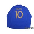 Photo2: France Centenario Long Sleeve Authentic Shirt #10 Kylian Mbappe Commemorative model w/tags (2)