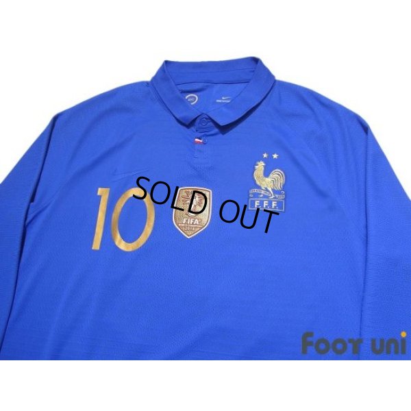 Photo3: France Centenario Long Sleeve Authentic Shirt #10 Kylian Mbappe Commemorative model w/tags