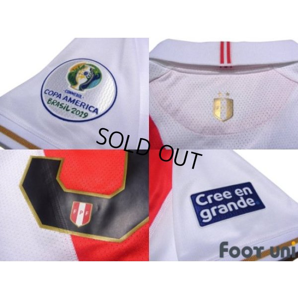 Photo7: Peru 2019 Home Shirt #9 Paolo Guerrero Copa America Brazil 2019 Patch/Badge w/tags