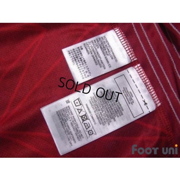 Photo8: Arsenal 2020-2021 Home Long Sleeve Shirt