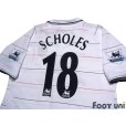 Photo4: Manchester United 2003-2005 Third Shirt #18 Paul Scholes BARCLAYCARD PREMIERSHIP Patch/Badge w/tags