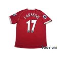 Photo2: Manchester United 2006-2007 Home Shirt #17 Henrik Larsson BARCLAYS PREMIERSHIP Patch/Badge (2)