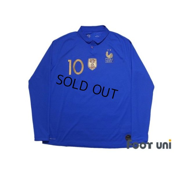 Photo1: France Centenario Long Sleeve Authentic Shirt #10 Kylian Mbappe Commemorative model w/tags