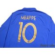 Photo4: France Centenario Long Sleeve Authentic Shirt #10 Kylian Mbappe Commemorative model w/tags