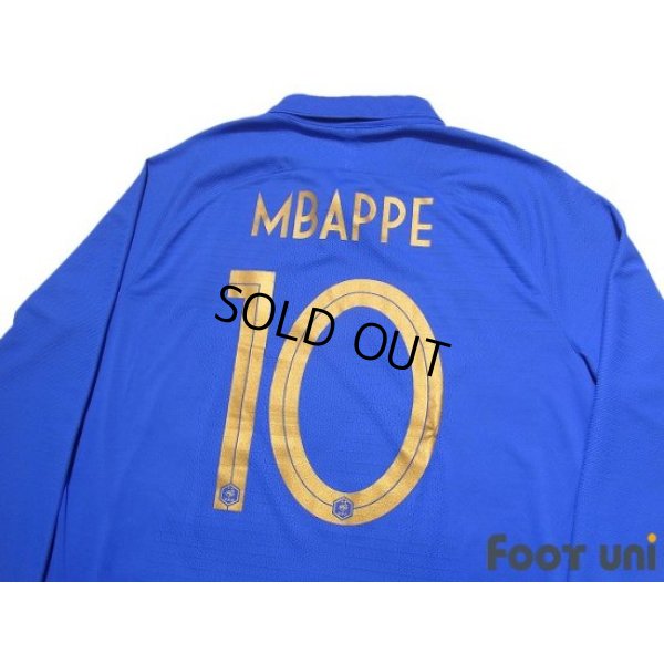Photo4: France Centenario Long Sleeve Authentic Shirt #10 Kylian Mbappe Commemorative model w/tags