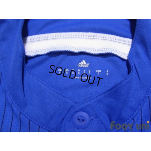 Photo5: Schalke04 2014-2016 Home Authentic Long Sleeve Shirt #19 Leroy Sané UEFA Europa League Patch/Badge