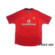 Photo1: Manchester United 2000-2002 Home Shirt #4 Juan Sebastian Veron (1)