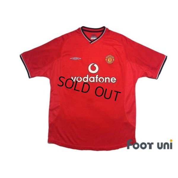 Photo1: Manchester United 2000-2002 Home Shirt #4 Juan Sebastian Veron